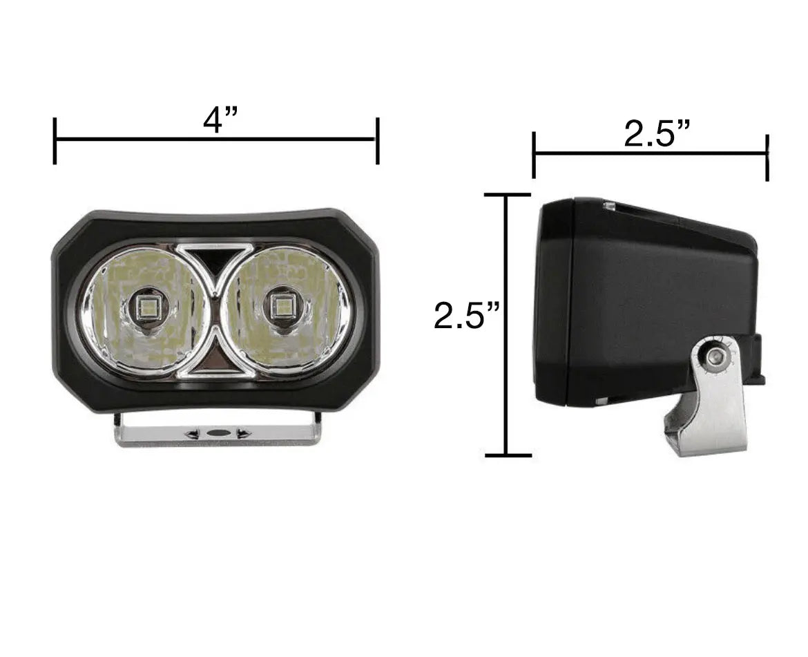 GP20 LED Pod Amber Pair - safesled