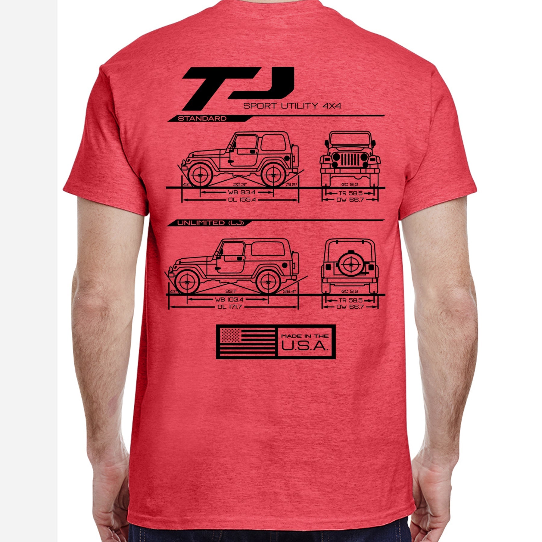 TJ/LJ Blueprint T-Shirt