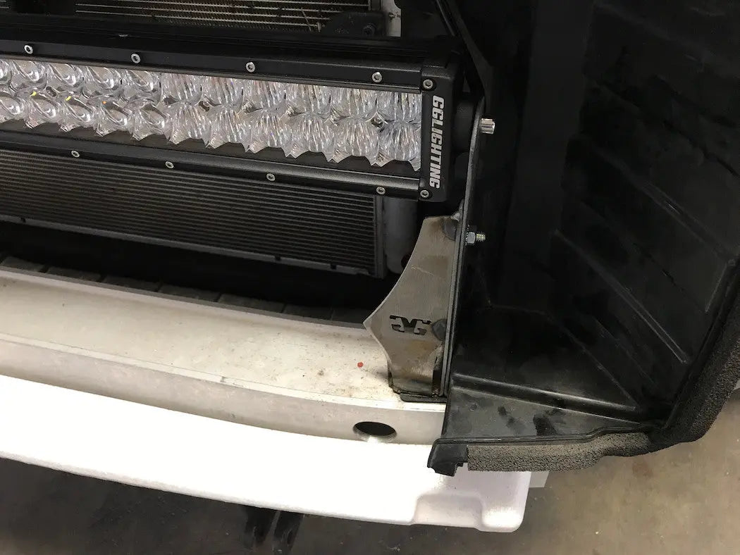 2009 + Toyota 4runner Behind The Grill 30" LED Bar Mounts - safesled
