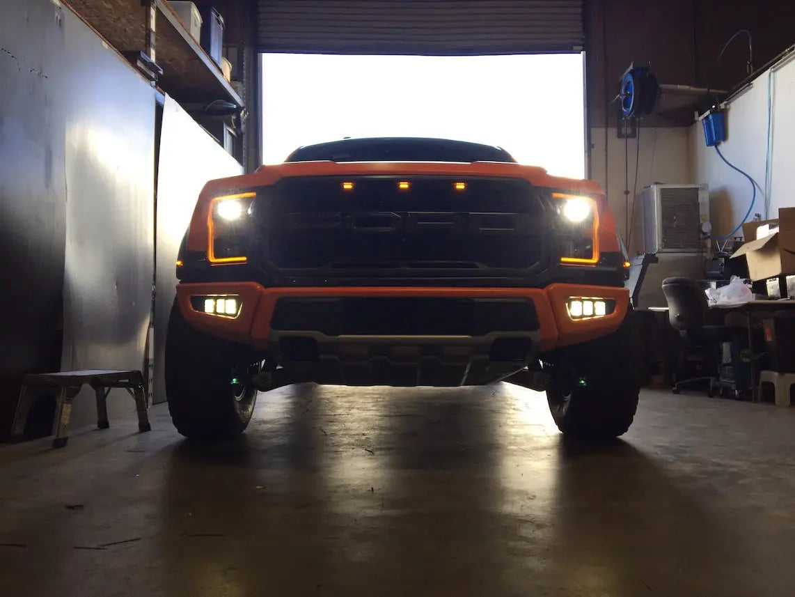 2017-2020 Ford Raptor Triple Pod Fog Light Mount GGLighting
