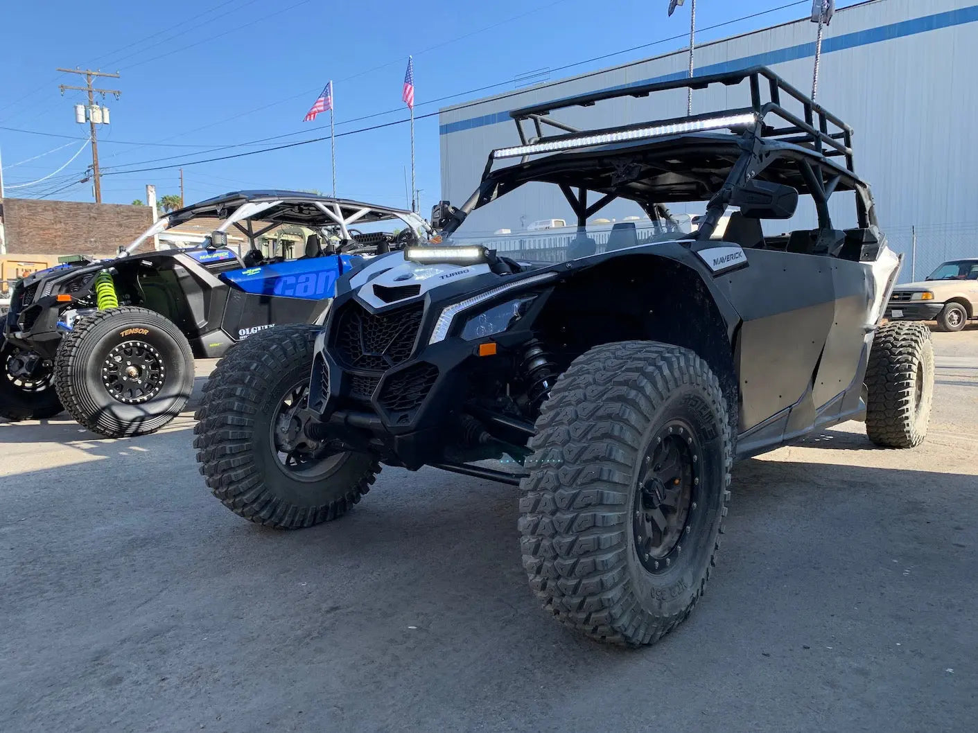 Can-Am X3 12” LED Bar Shock Tower Mount Made In USA - safesled