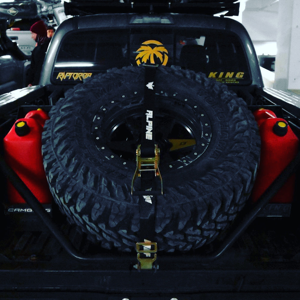 Alpine Trooper Tire Tie Down (Single Strap) Alpine Offroad