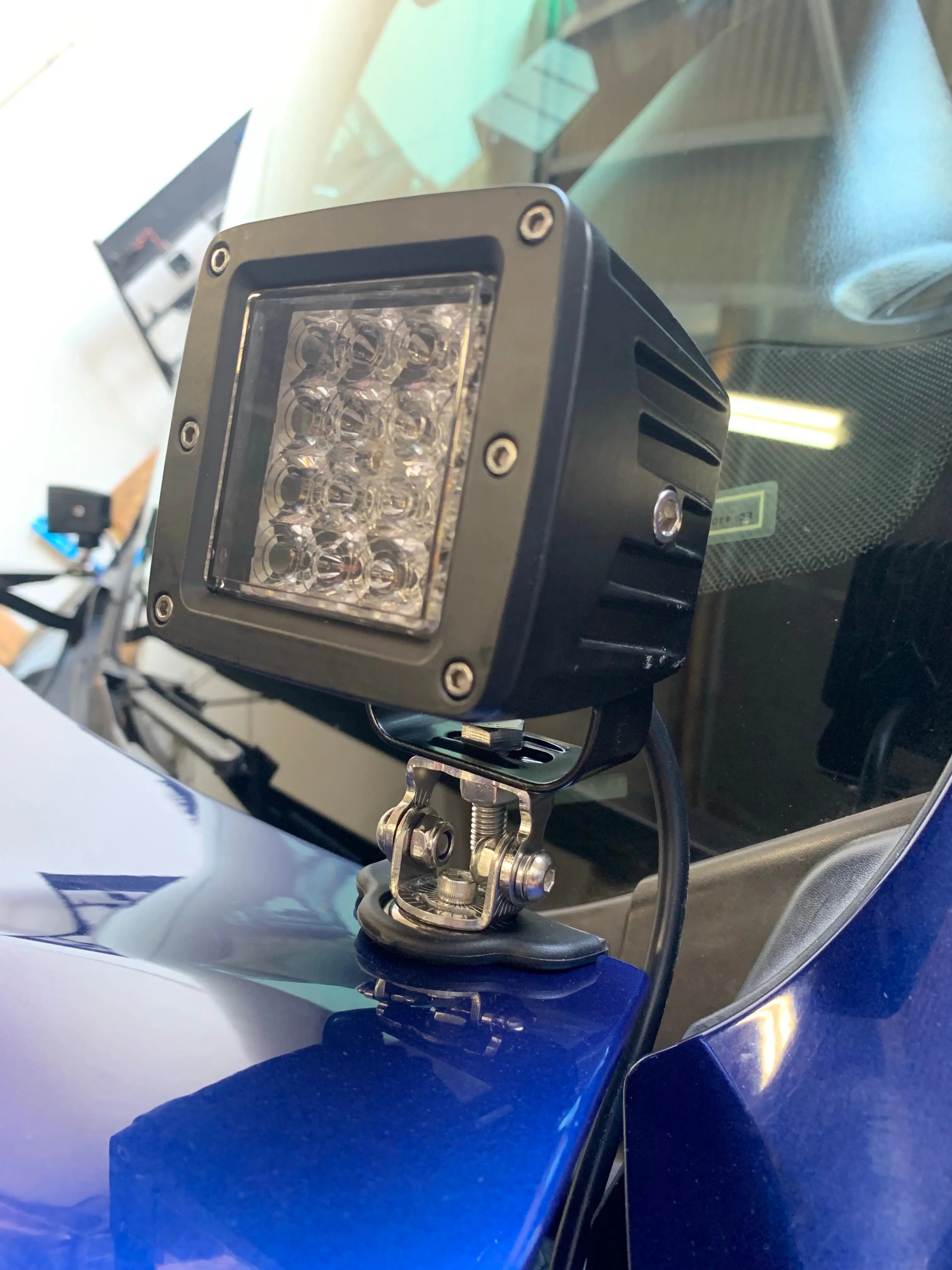 Universal Clamp On Ditch Light Bracket - safesled