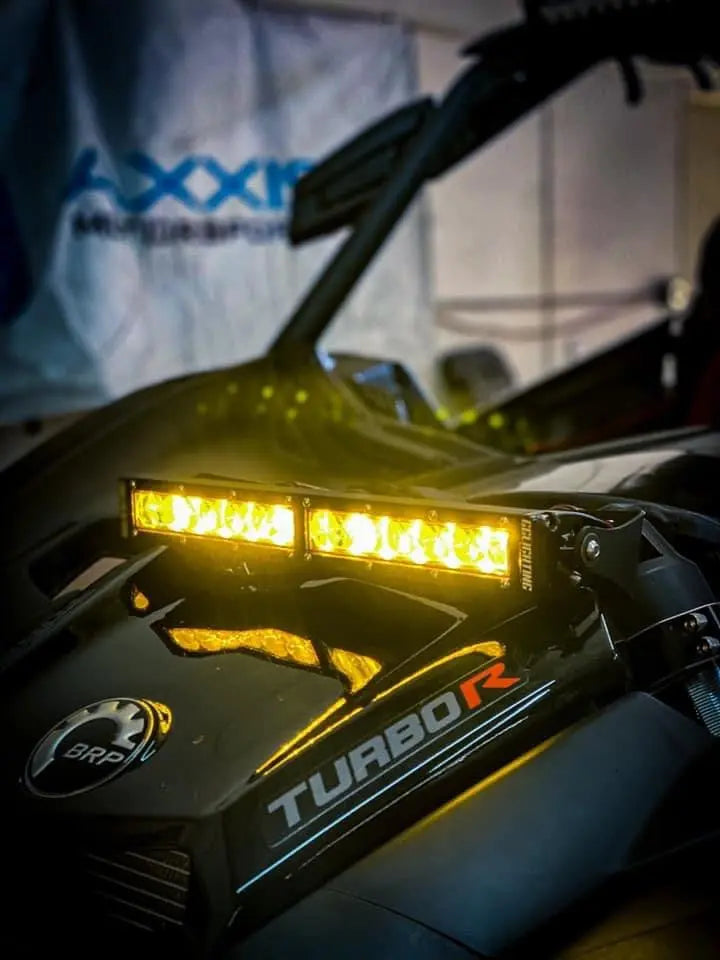 Can-Am X3 12” LED Bar Shock Tower Mount Made In USA - safesled