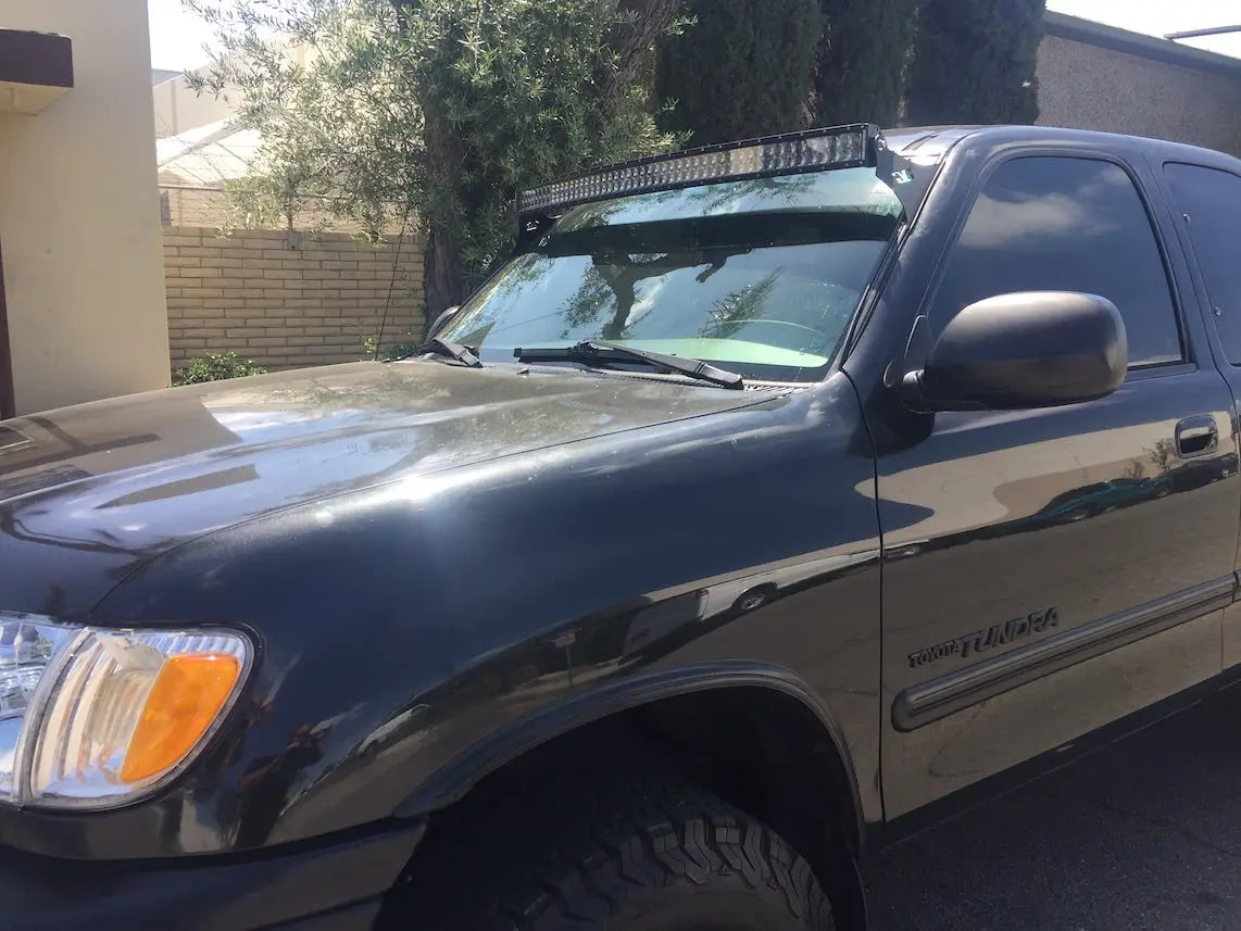 2000 - 2006 Toyota Tundra Access Cab 50" Curved LED Light Bar Roof Mounts GGLighting