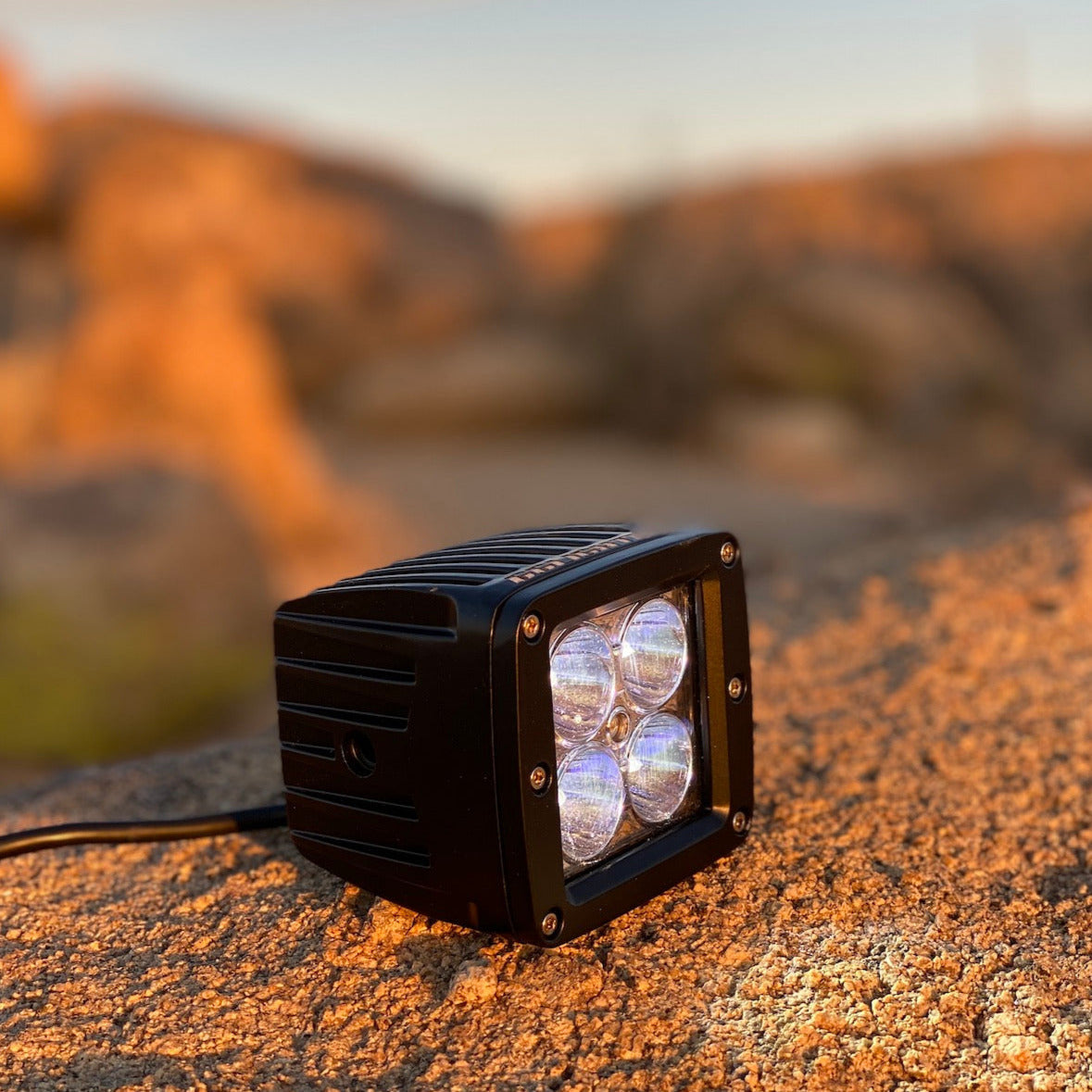 Green / White Dual Color Off Road LED Pod
