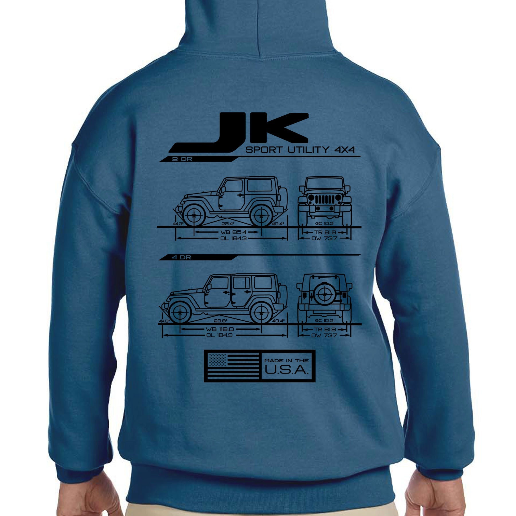 JK Blueprint Pullover Hoodie