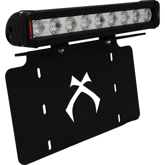 License Plate Bracket (with 12" Low Profile Extreme Light Bar)