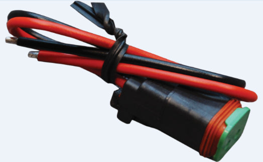 DEUTSCH CONNECTOR PIGTAIL - MALE - TO PLUG INTO LIGHT