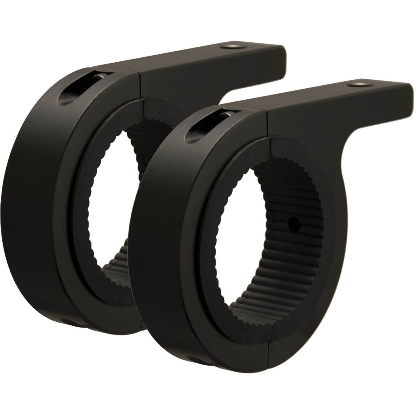 Pair of Black 2.50" Tube Frame Mounting Clamp (For M10 Mounting Bolt)