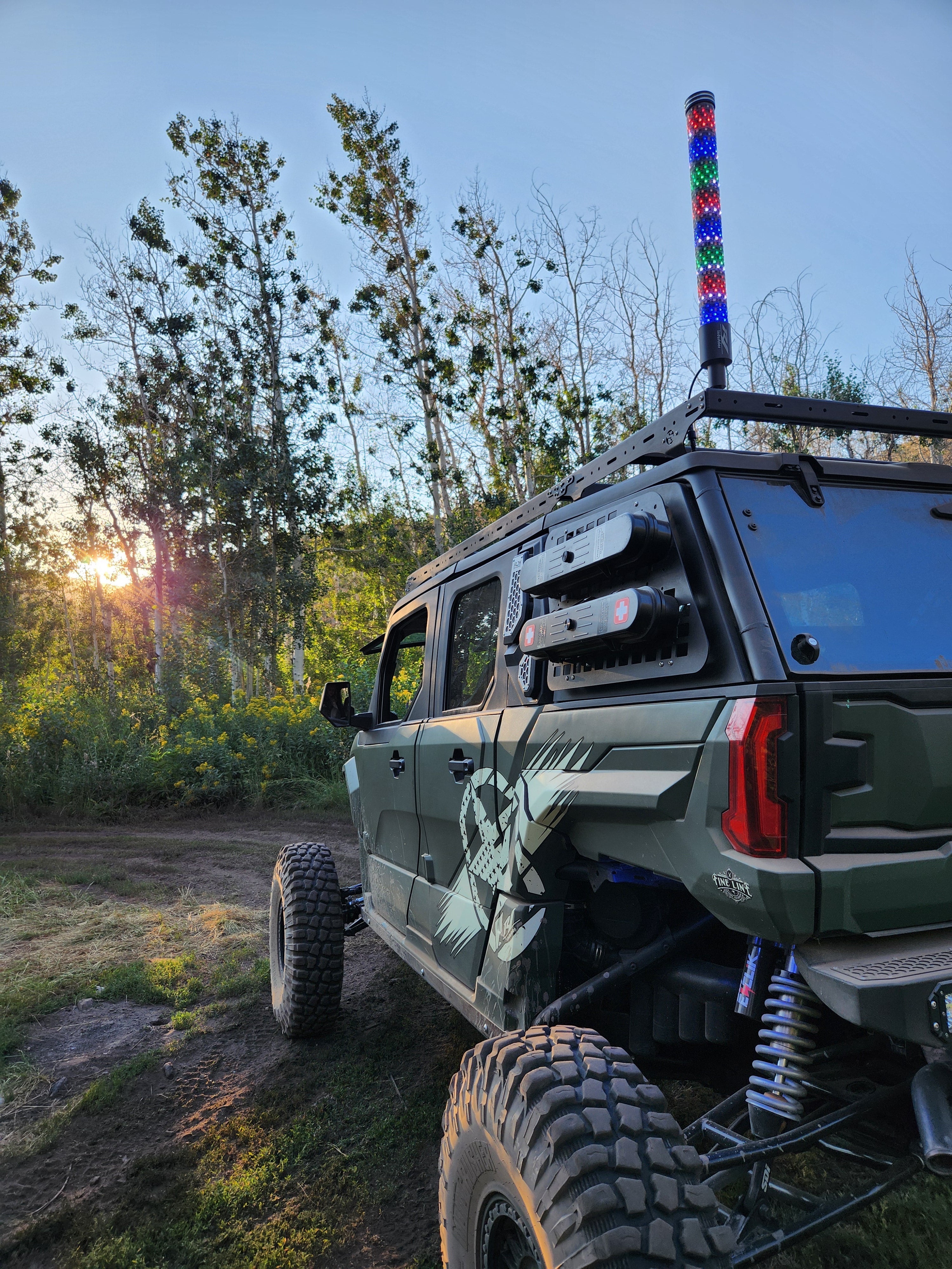 Fatty LED Light Whips (Pair)