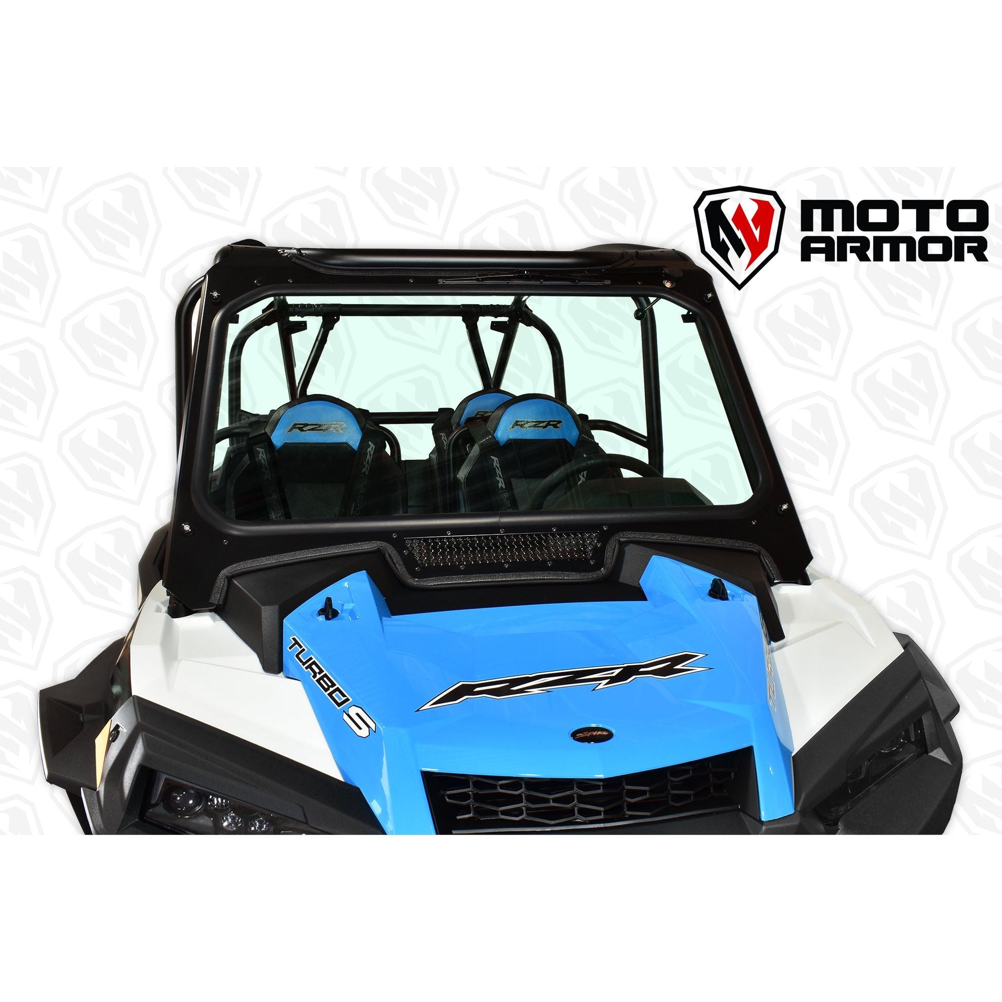 Moto Armor - 2018-2021 Polaris RZR TURBO S Model Full Glass Windshield