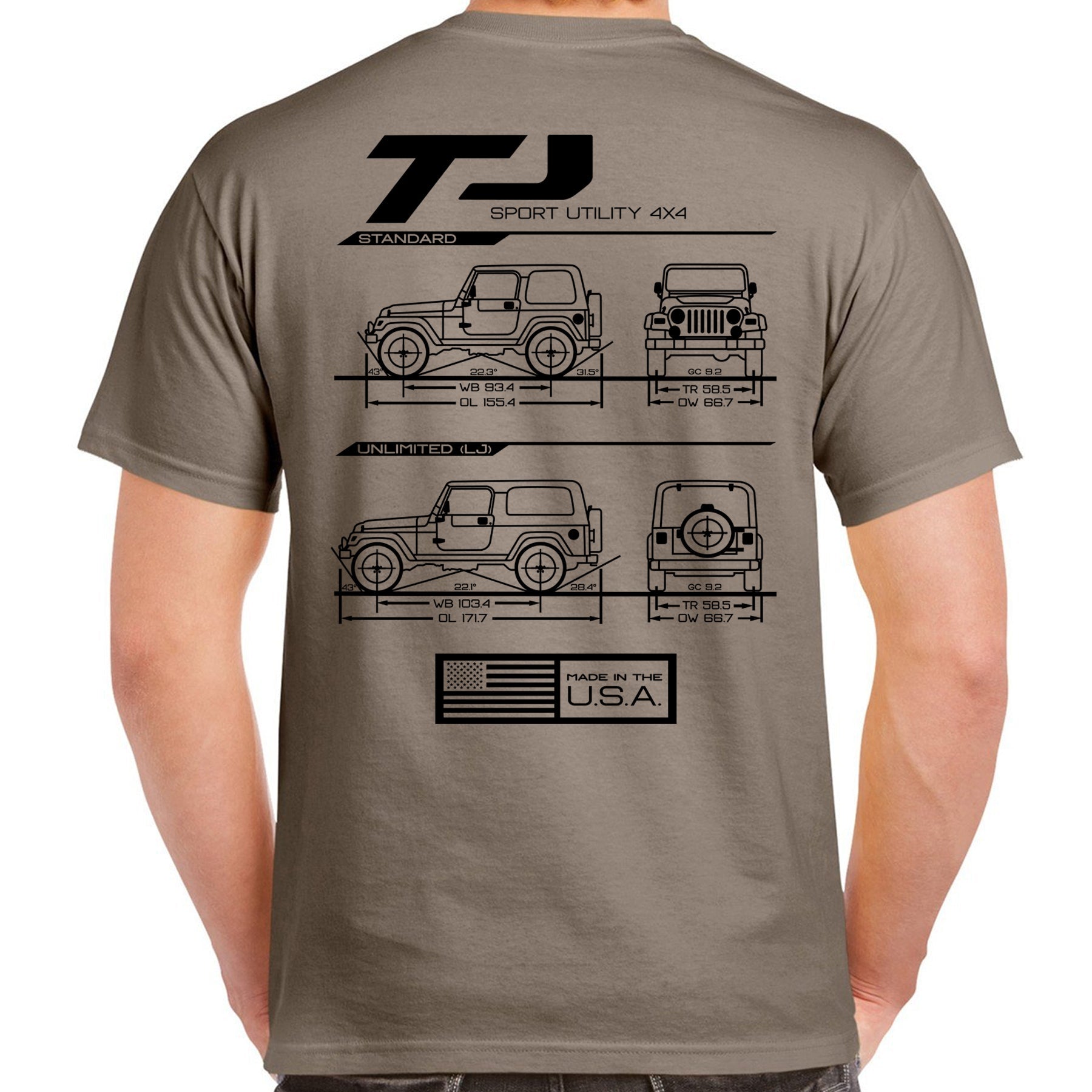 TJ/LJ Blueprint T-Shirt