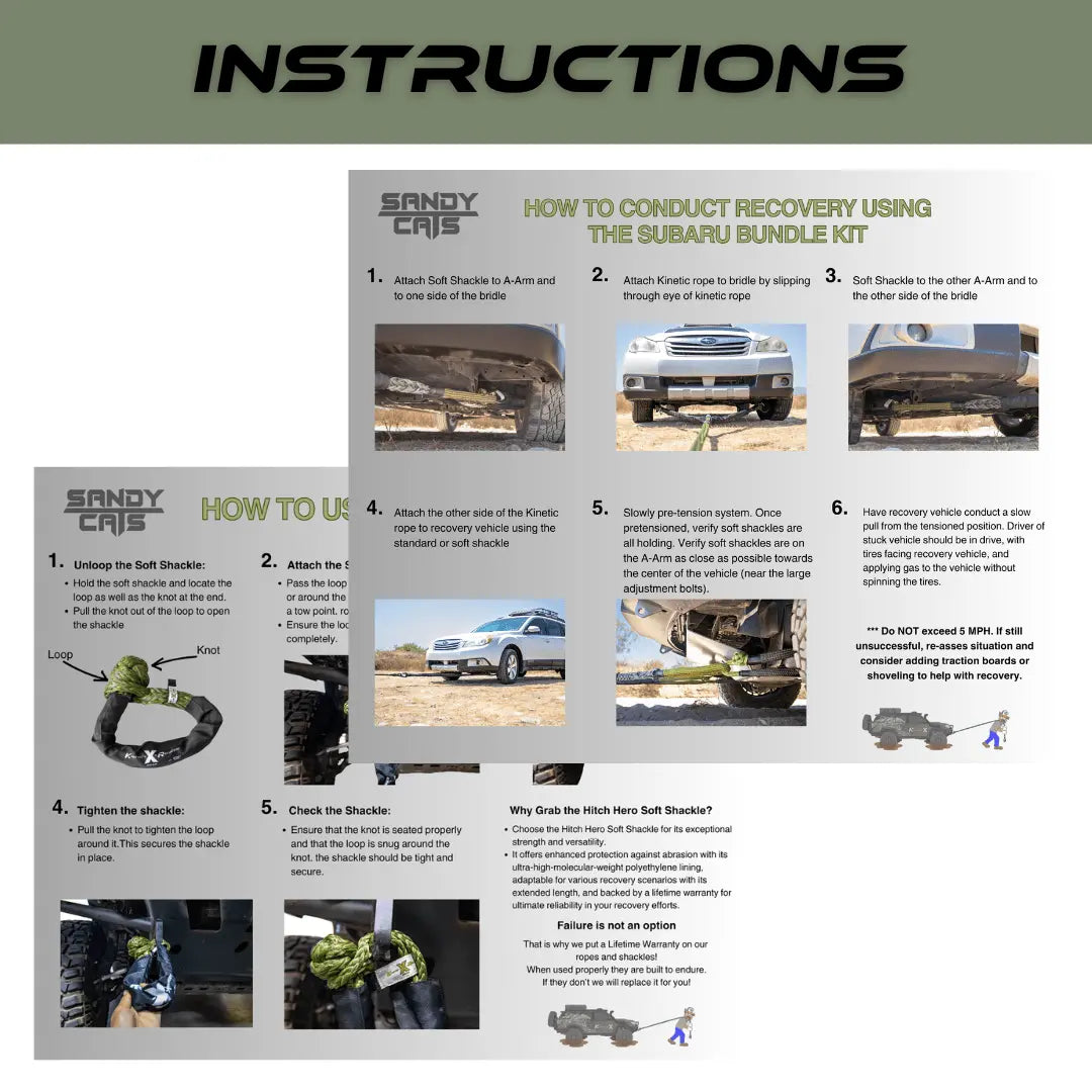 Subaru Recovery Kit SandyCats