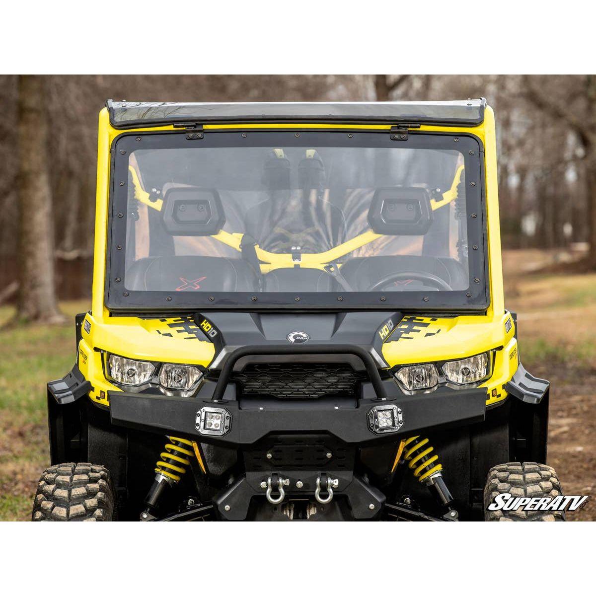 SuperATV 2016+ Can-Am Defender Maxdrive Power Flip Windshield