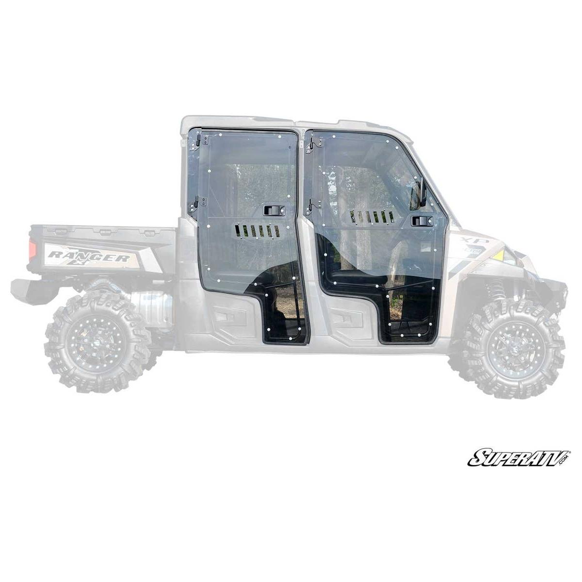 SuperATV- 2015-2018 Polaris Ranger XP Cab Enclosure Doors