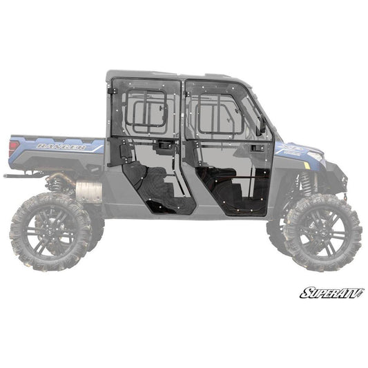 SuperATV 2019-2021 Polaris Ranger XP 1000 Crew Convertible Cab Enclosure Doors