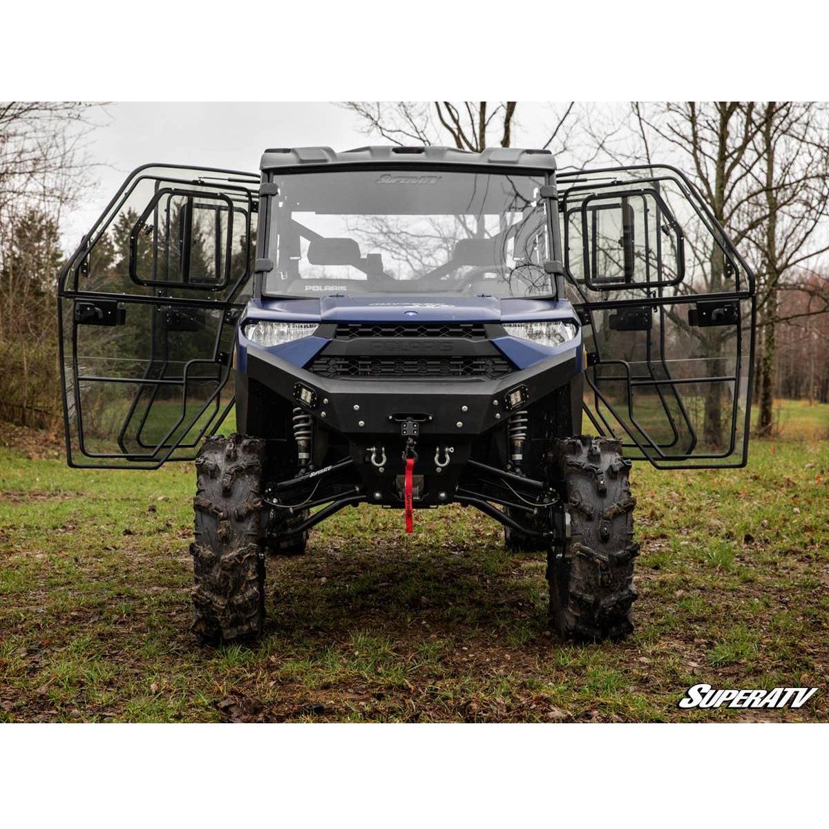 SuperATV 2019-2021 Polaris Ranger XP 1000 Crew Convertible Cab Enclosure Doors