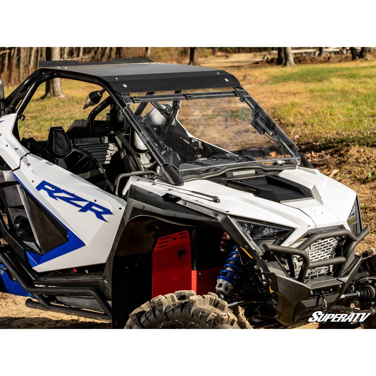 SuperATV - 2020+ Polaris RZR Pro XP Maxdrive Power Flip Windshield