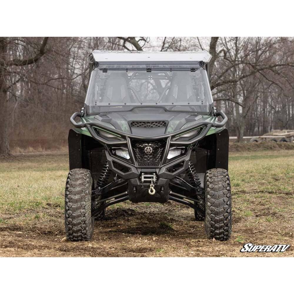 SuperATV - 2021+ Yamaha Wolverine RMAX Max Drive Power Flip Windshield
