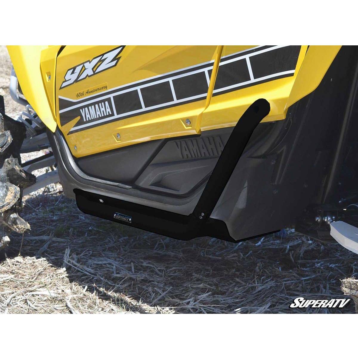 SuperATV 2016+ Yamaha YXZ Heavy Duty Nerf Bars - Black