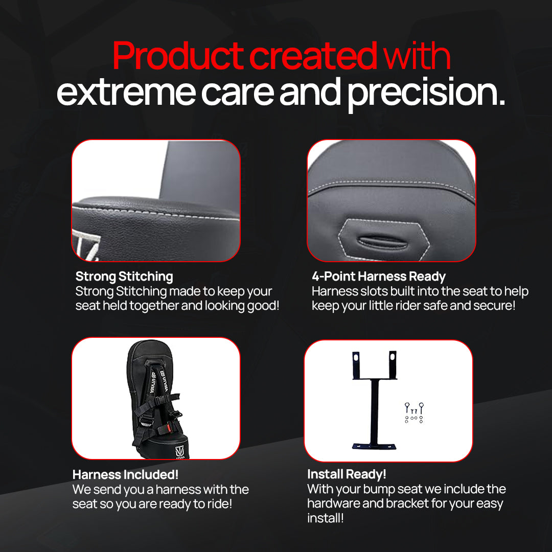 Maverick X3 and X3 Max Front/Rear Bump Seat (2017+)