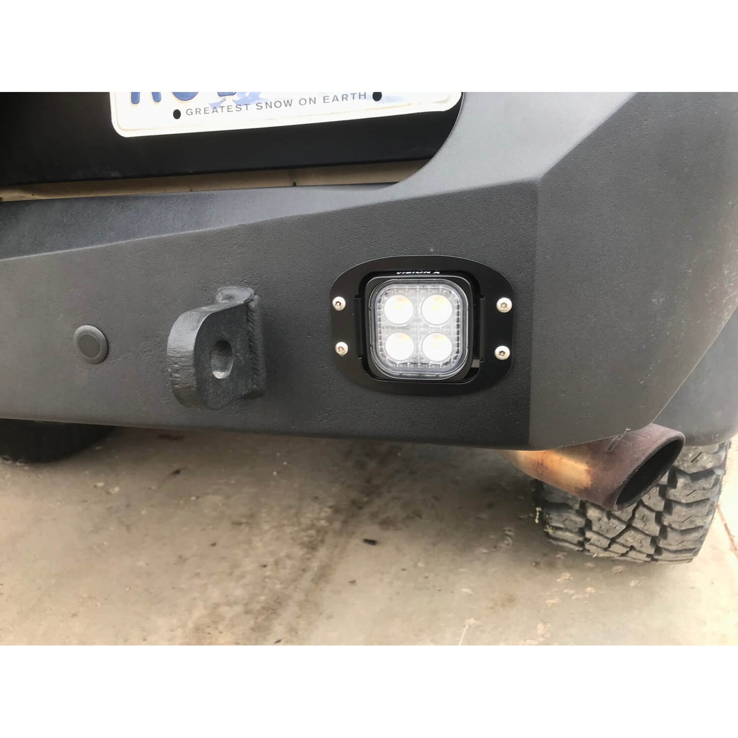 Dura Mini LED Light 60º Beam Flush Mount V2 Reverse Kit