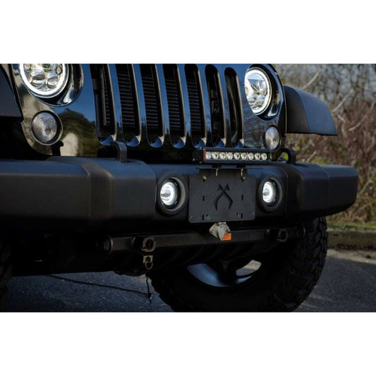 License Plate Bracket (with 12" Low Profile Extreme Light Bar)