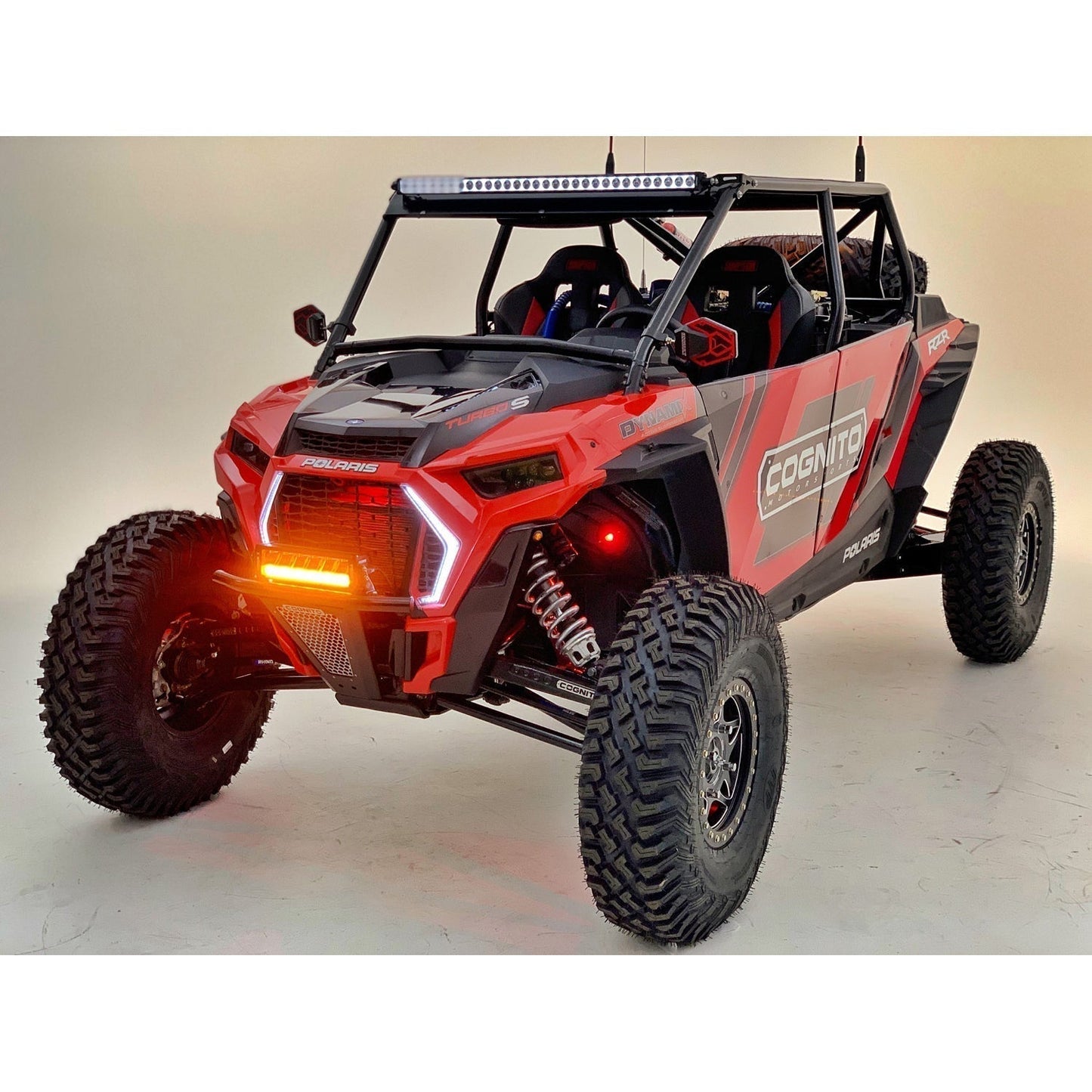 30" Shocker Dual Action LED Light Bar | White Elliptical