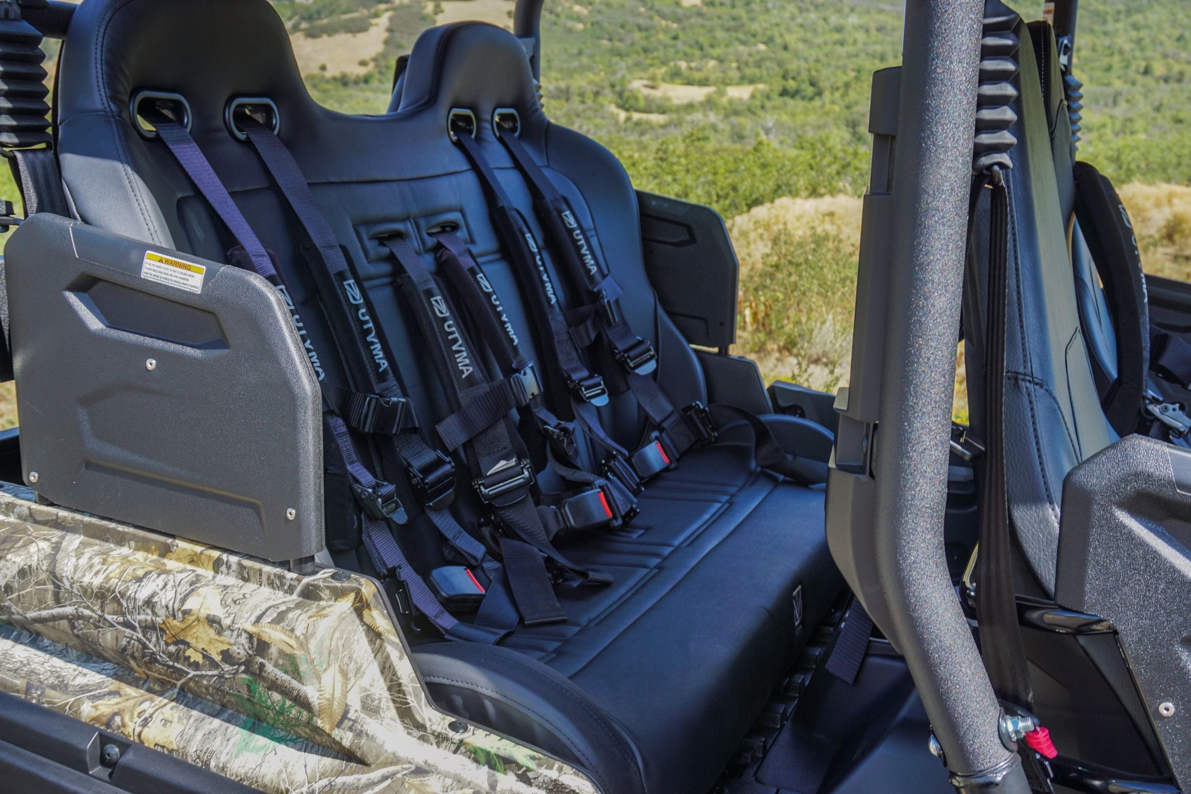 Yamaha Wolverine X4 Rear Bench Seat (2018+) W Harnesses