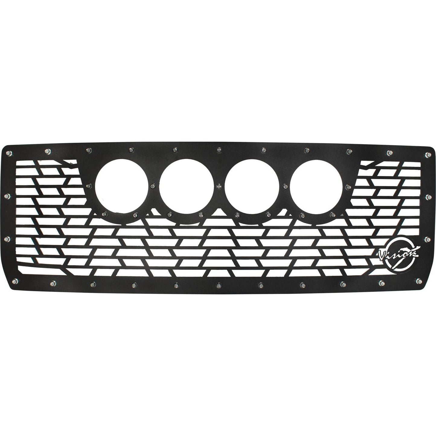2014-2015 Chevy Silverado 1500 Cannon CG2 Grille with 4 CG2 4.5" Lights (2 Optic 2 Reflectors)
