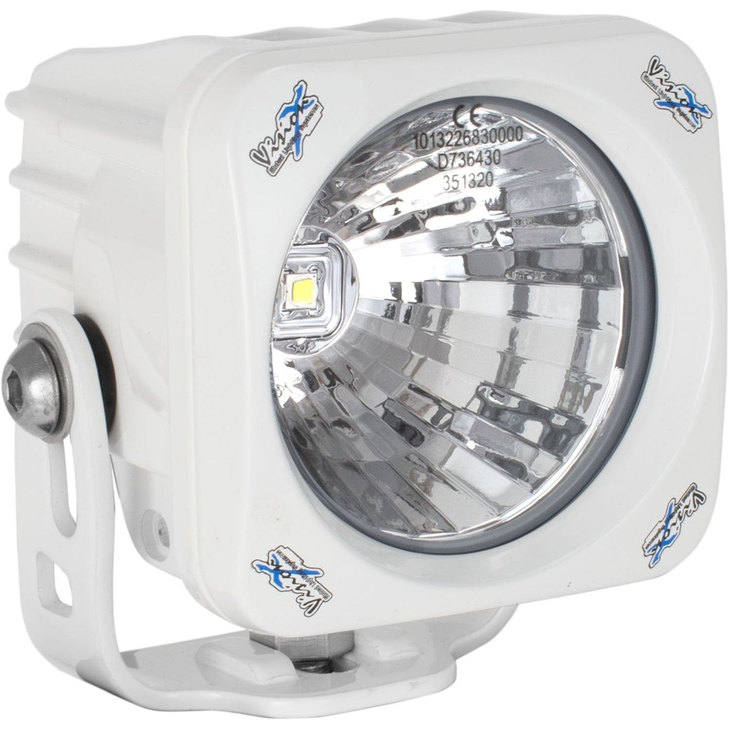3.7" White Optimus Square 20º Beam LED Light Kit