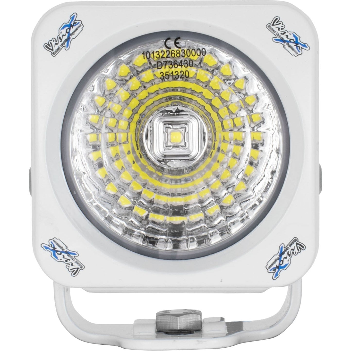 3.7" White Optimus Square 20º Beam LED Light