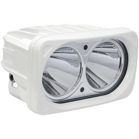 6? White Optimus Dual 10° Beam LED Light