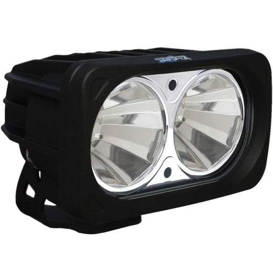 6? Black Optimus Dual 60° Flood Beam LED Light
