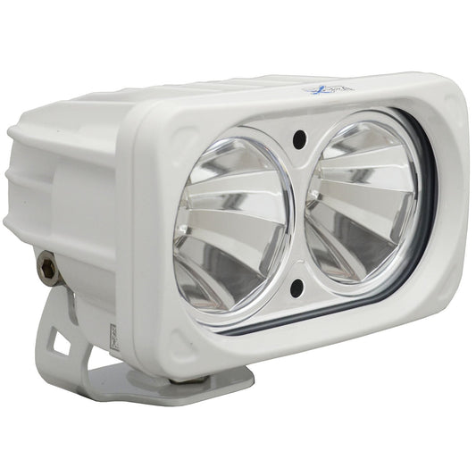 6? White Optimus Dual 60° Beam LED Light