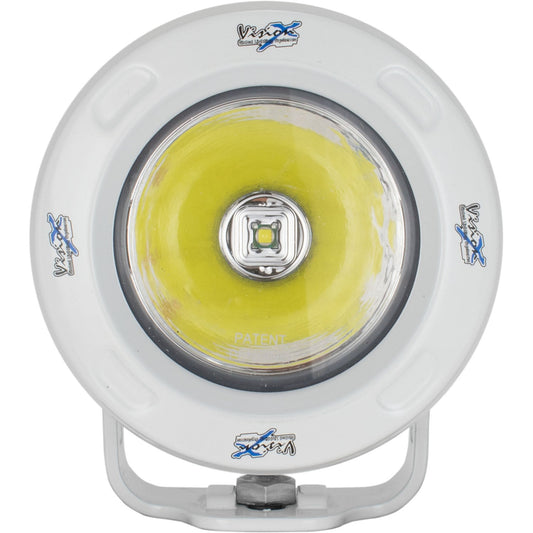 3.7" White Optimus Round 10º Beam LED Light