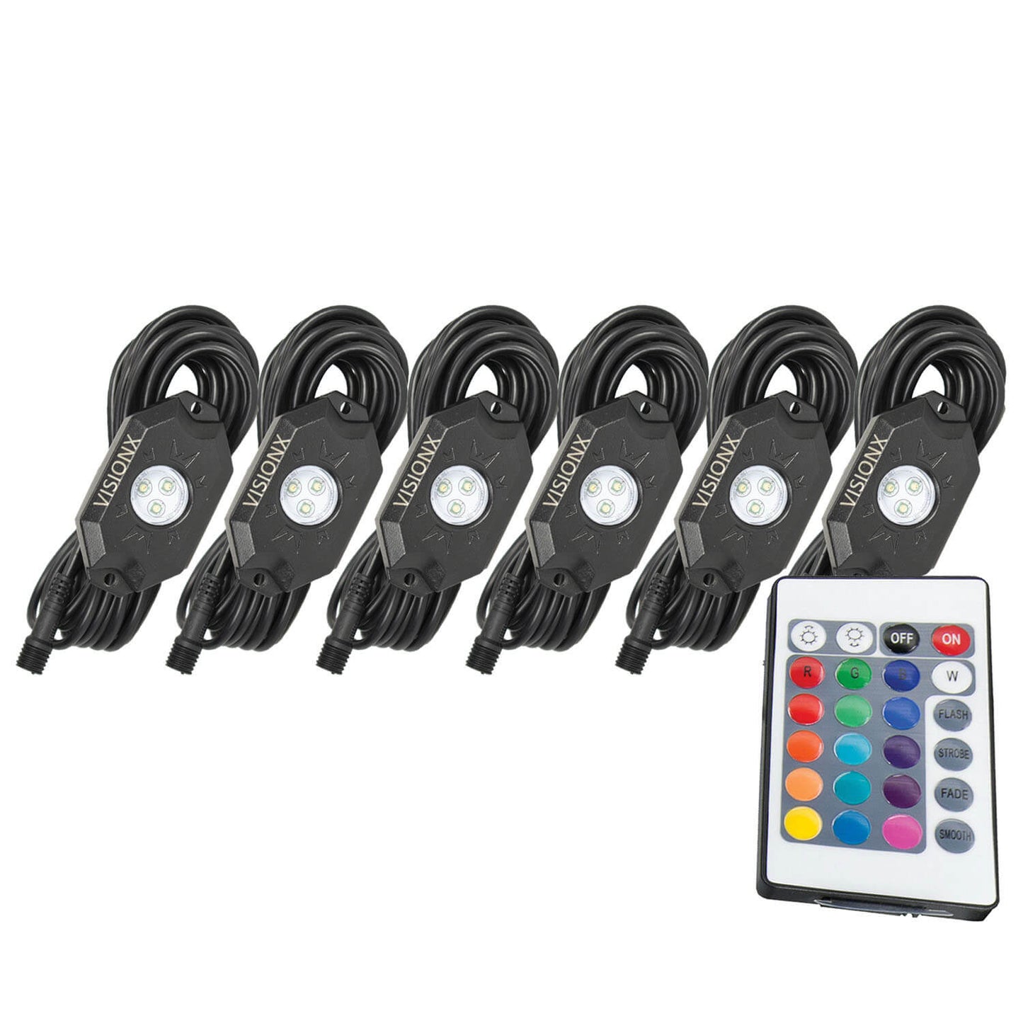 XP LED Rock Light 6 Pod Kit