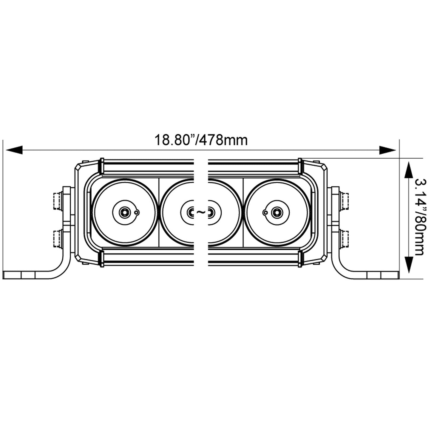 19" XPR LED Light Bar
