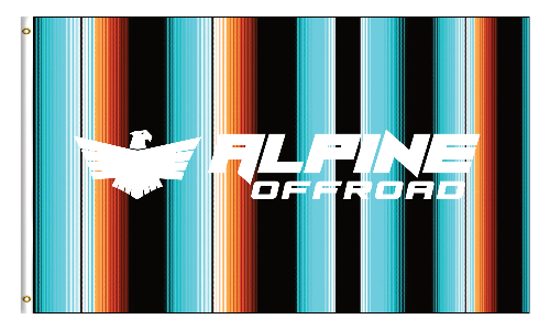 Pacifico Serape Alpine Offroad Flag