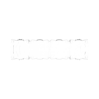 KC HiLiTES FLEX ERA LED Light Bar 10in. Light Shield - Clear (SHIELD ONLY)