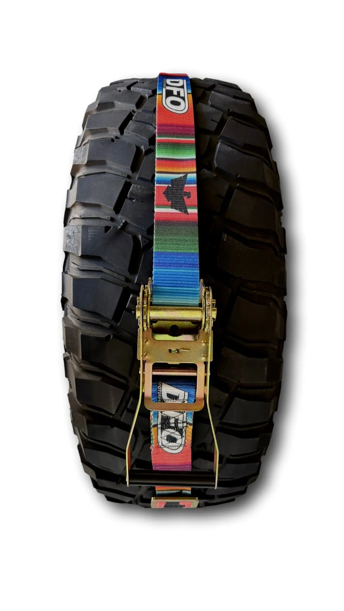 DFO X ALPINE Mexican Blanket Tire Tie Down (Single Strap) Alpine Offroad
