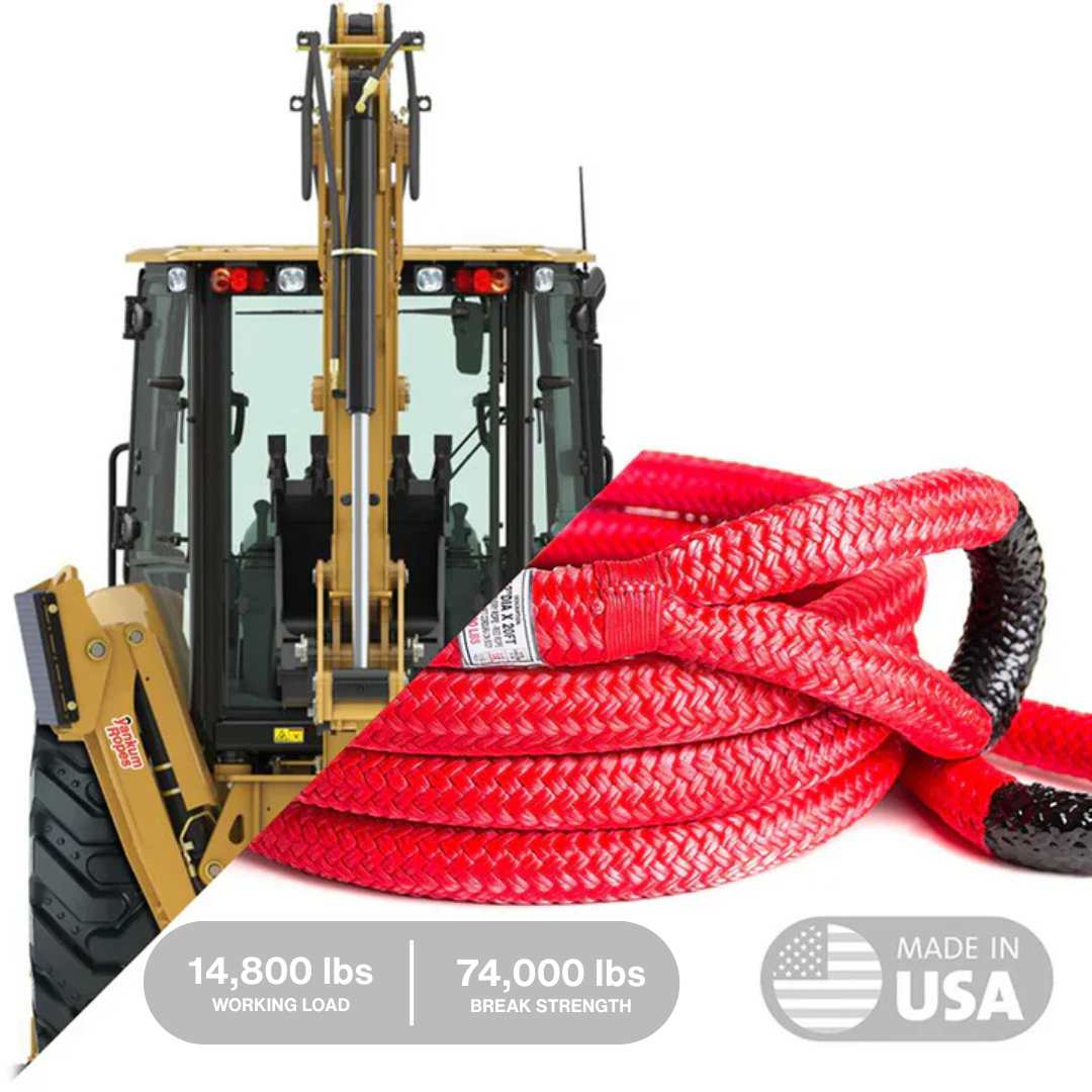 Hi-Vis Kinetic Recovery Rope Yankum Ropes