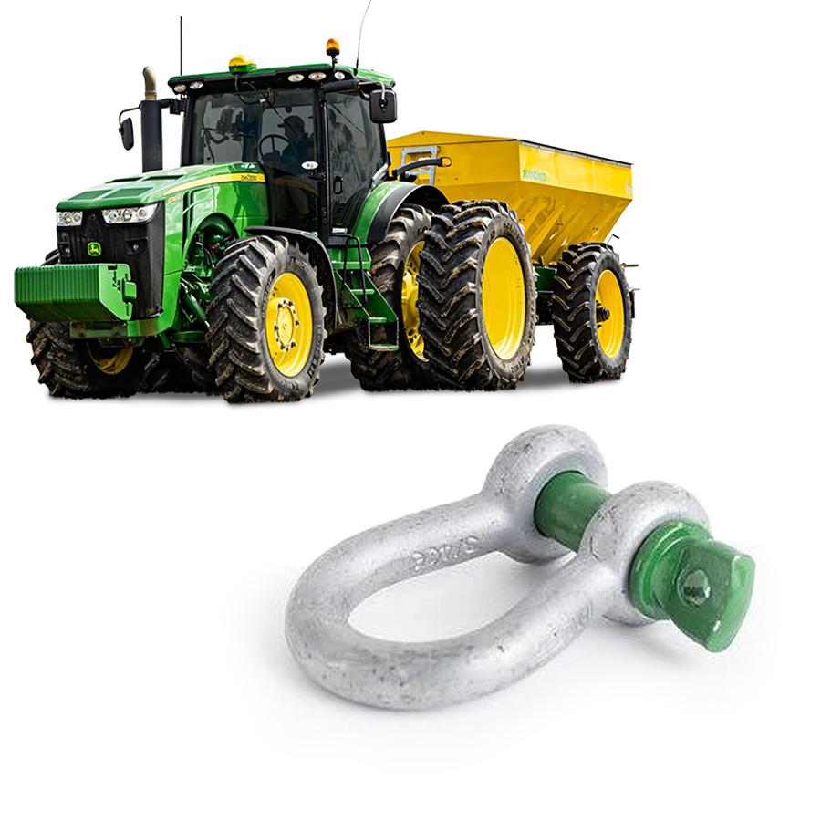 Green Pin Bow Shackle SC Yankum Ropes