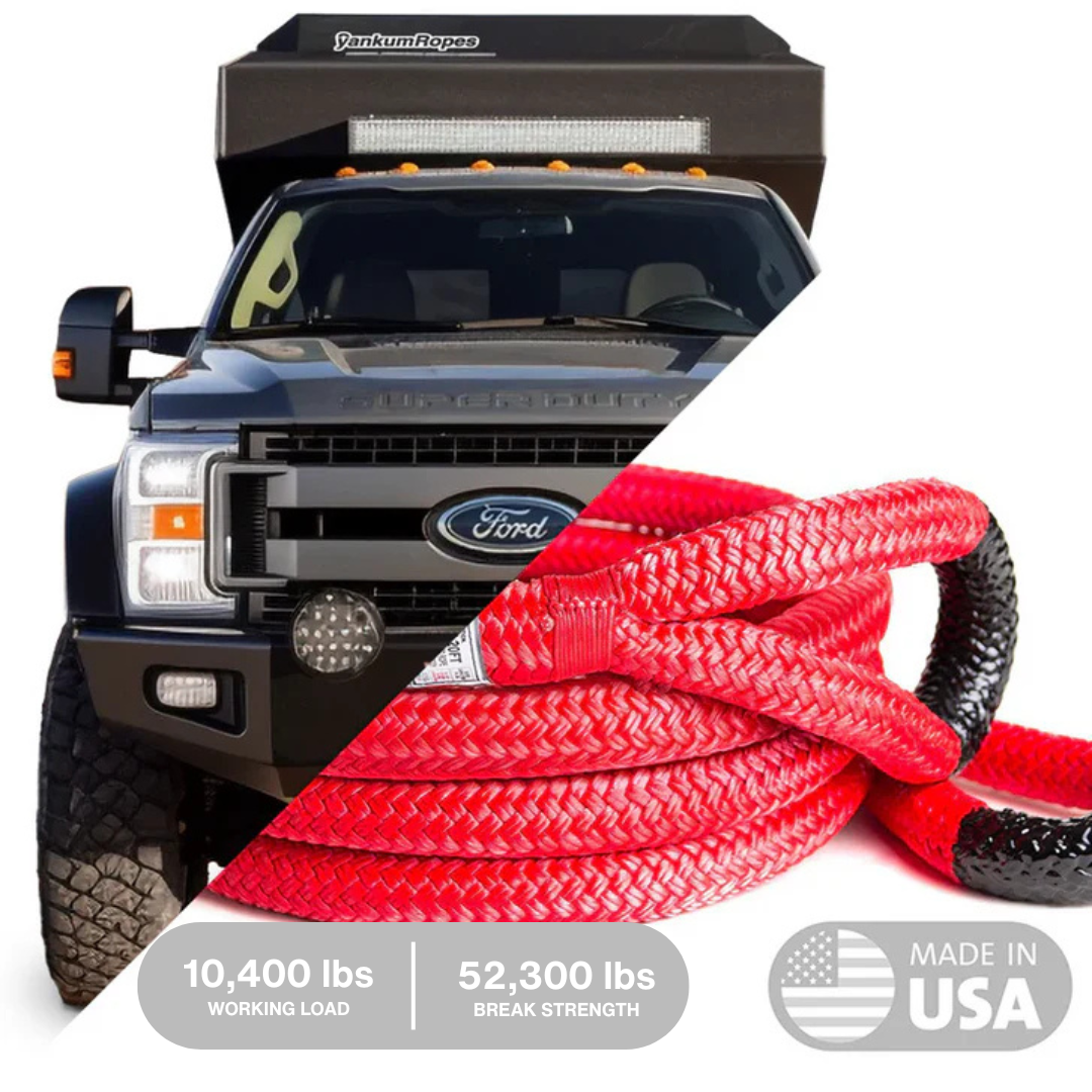 Hi-Vis Kinetic Recovery Rope Yankum Ropes