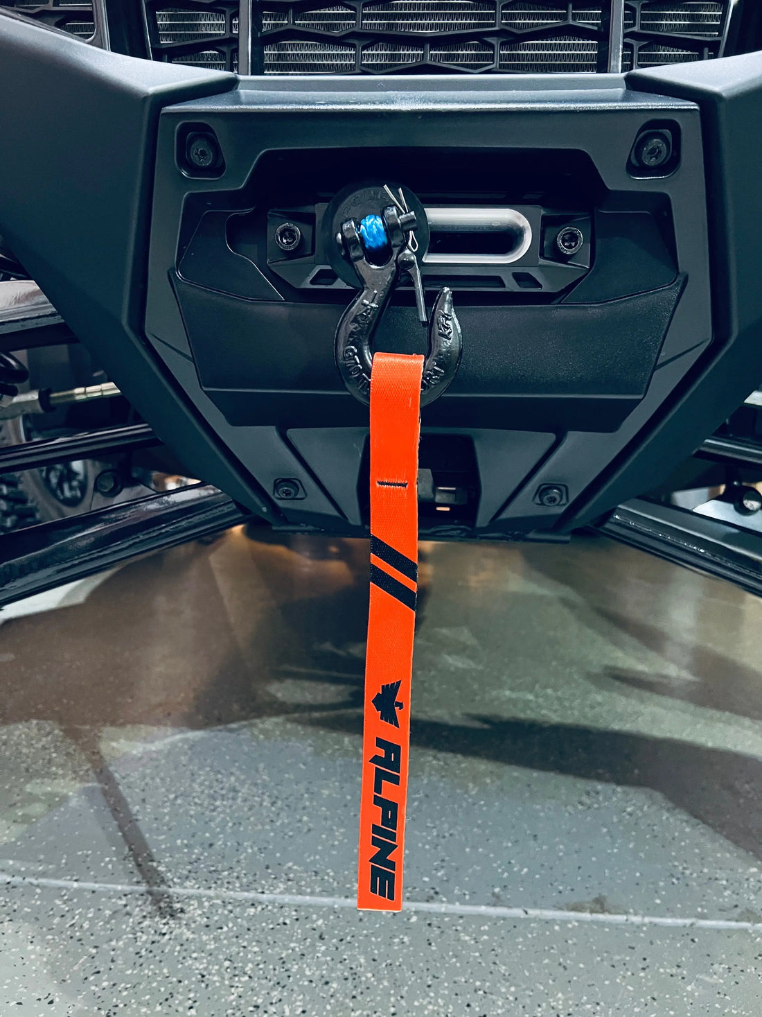 Winch Tag-Orange Alpine Offroad