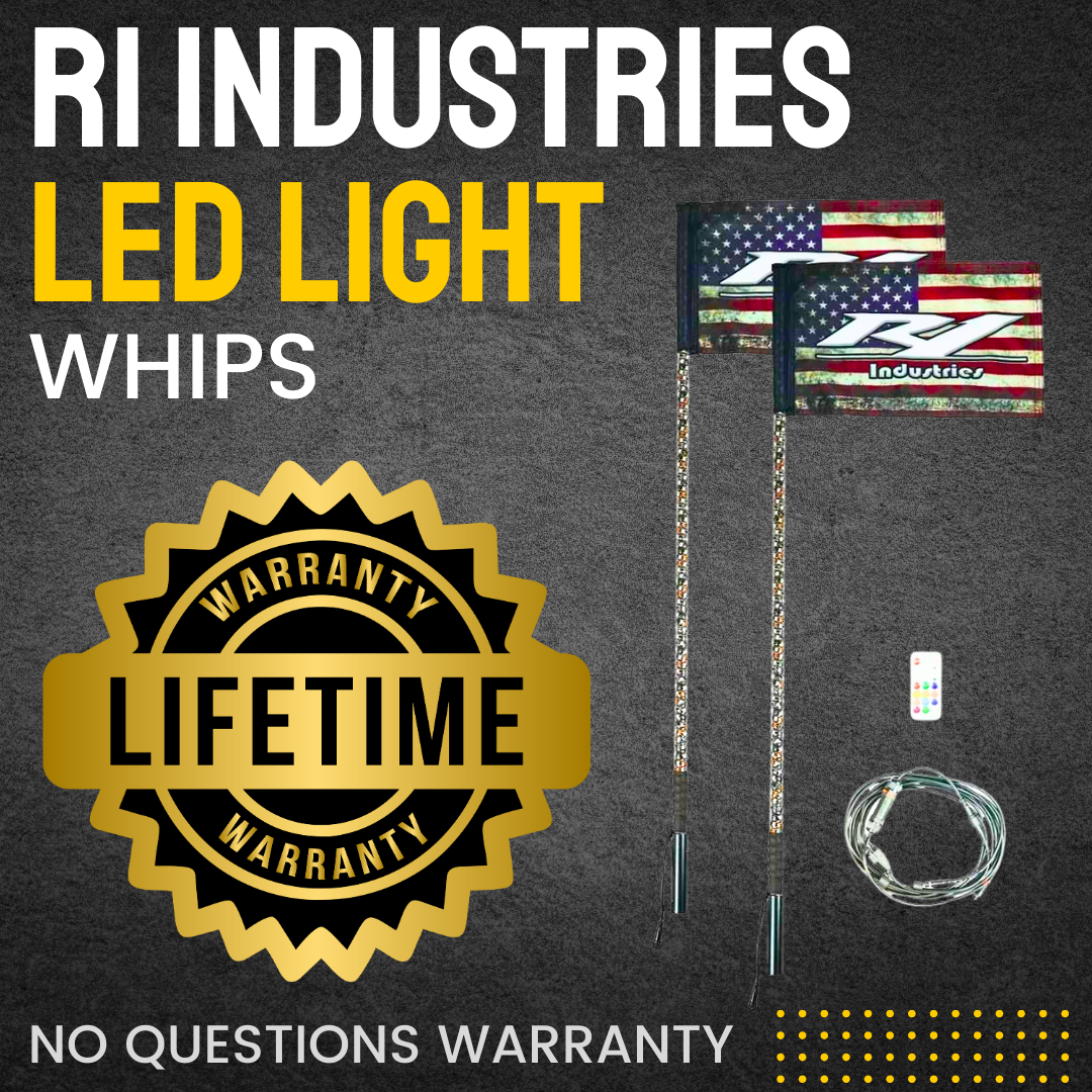 R1 Extreme LED Light Whips (Pair)