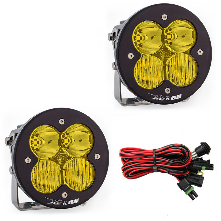 Baja Designs XL-R 80 LED Auxiliary Light Pod Pair | Universal