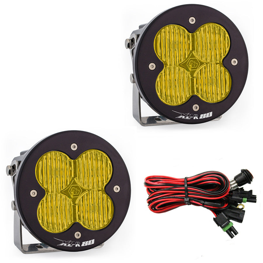 Baja Designs XL-R 80 LED Auxiliary Light Pod Pair | Universal