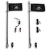 5150 Platinum 2x 187 LED Whips (1 Pair) 5150 Whips